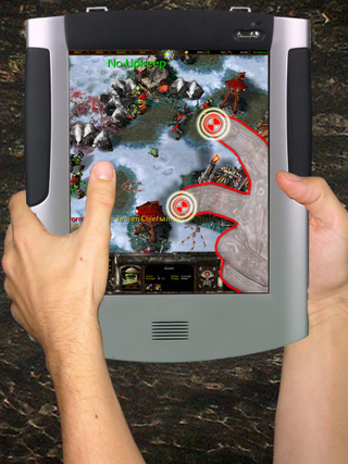 Illustration for article titled Microsoft's LucidTouch Transparent Touchscreen Device Gets All Mocked Up